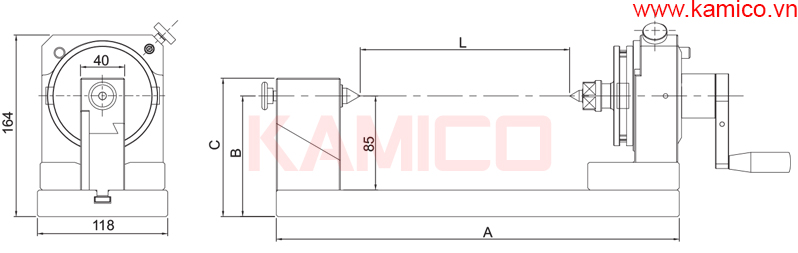 Đế kiểm tra độ đồng tâm VCI