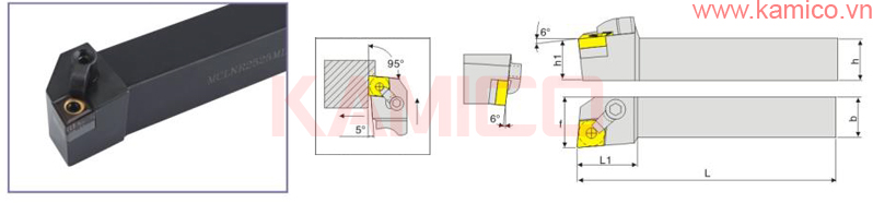 Cán dao tiện CNC MCLNR/L