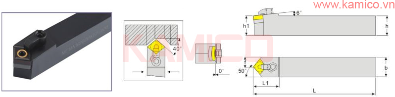 Cán dao tiện CNC MCMNN-100