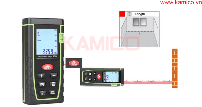 Máy đo khoảng cách laser TCVN-DM40