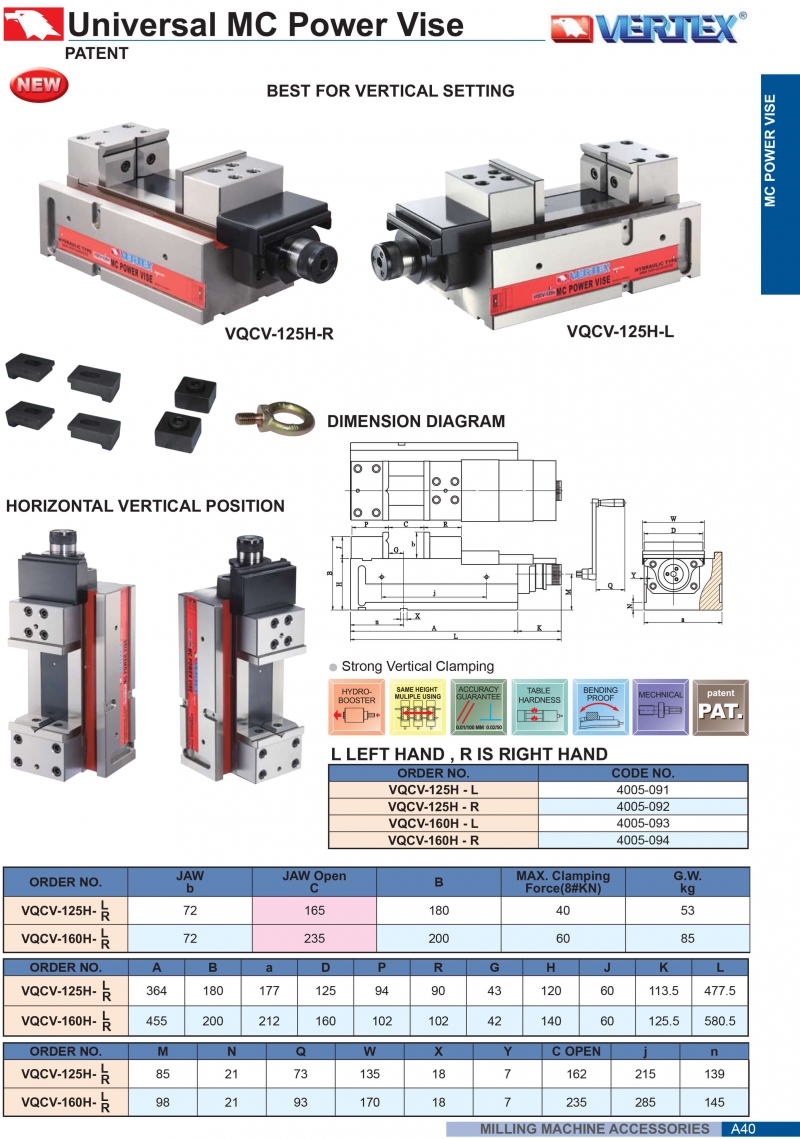 Ê tô cường lực vạn năng VQCV Vertex