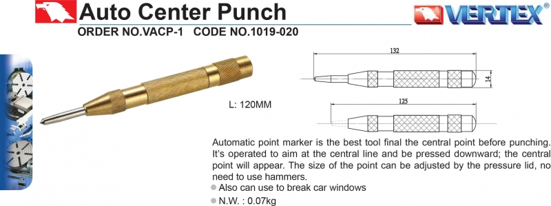 Mũi lấy dấu Vertex VACP-1