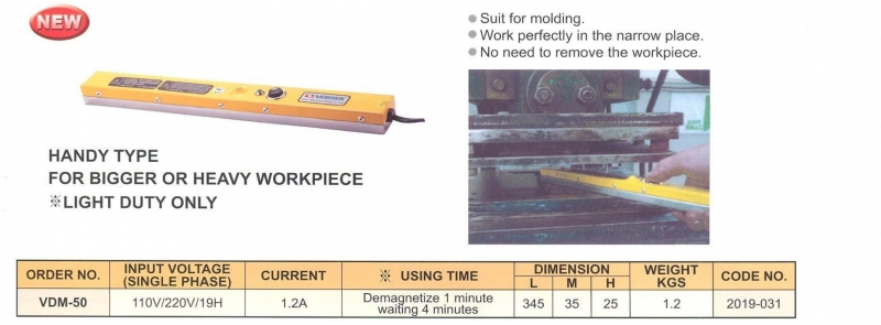 Máy khử từ kim loại VDM-50 Vertex
