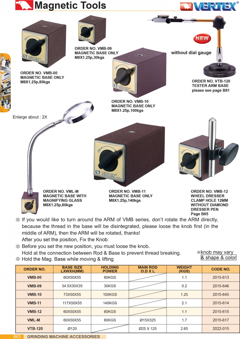 Chân đế từ VMB Vertex