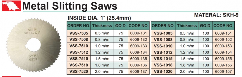 Lưỡi cưa đĩa thép gió VSS Vertex