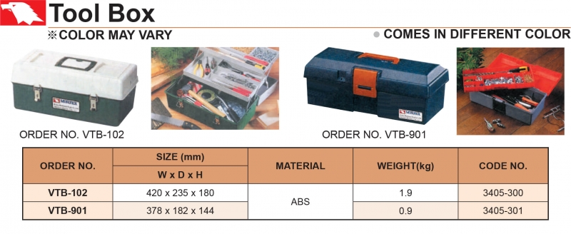 Hộp đựng dụng cụ xách tay VTB-102; VTB-901 Vertex