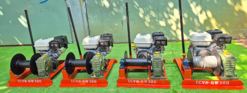 Máy tời cáp chạy xăng TCVN-GW300