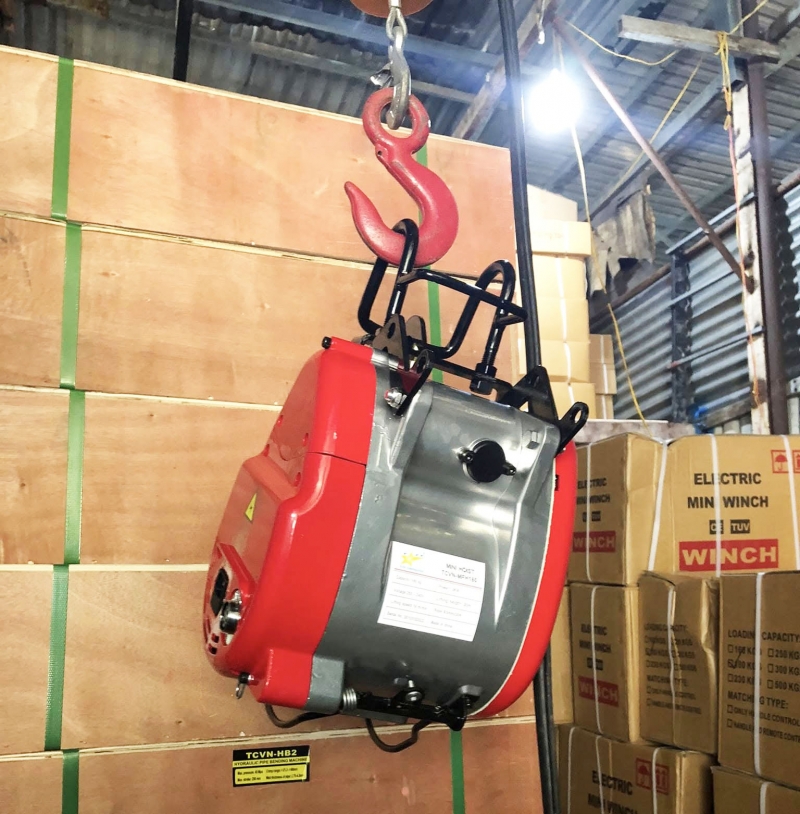 Tời nhanh TCVN-MFH180, Tải trọng 180kg, Cáp 30m