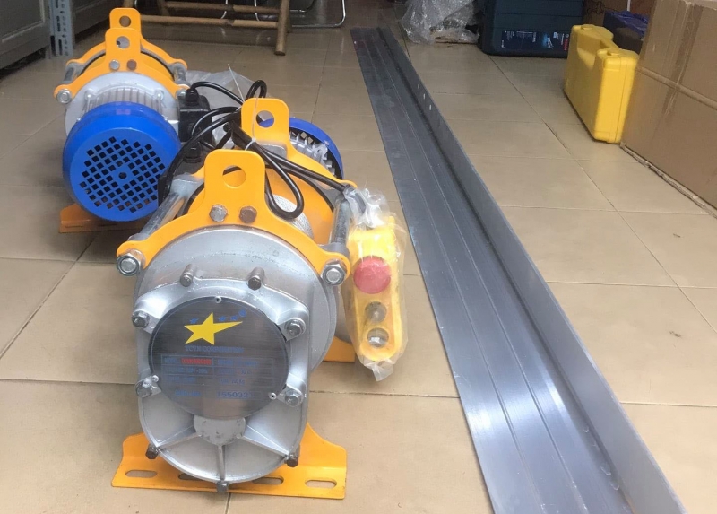 Tời điện nhanh TCVN-KCD200, Tải trọng 200kg
