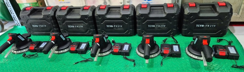 Máy rung lát gạch dùng pin TCVN-TV21V