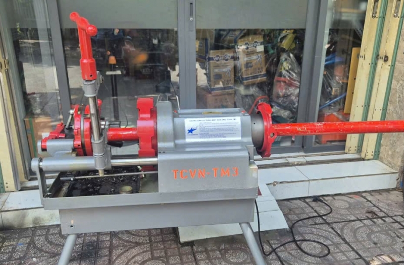 Máy ren ống kim loại Ø21–90mm TCVN-TM3