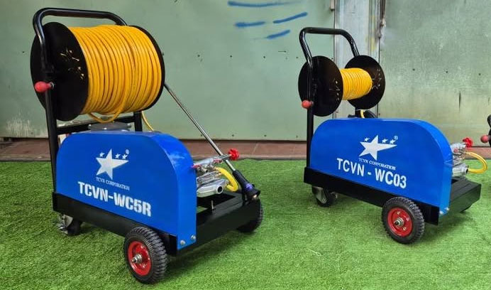 Máy xịt rửa áp lực dung súng 3HP TCVN-WC3R