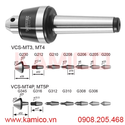 Đầu chống tâm tốc độ cao VCS (nhiều mũi)