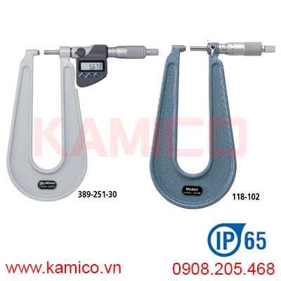 Panme cơ khí đo chiều dày tấm kim loại series 118 hệ Inch