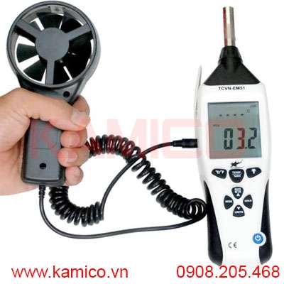 Máy đo môi trường đa năng 5in1 TCVN-EM51