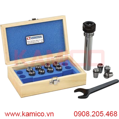 Bộ bầu kẹp dao phay chuôi trụ collet ER Vertex