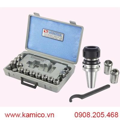 Bộ bầu kẹp dao phay chuôi BT40, BT50 collet OZ-25 Vertex