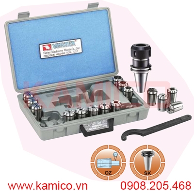 Bộ bầu kẹp dao phay SK40,50, CAT40,50 collet OZ Vertex