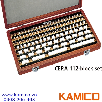 Bộ căn mẫu ceramic 112 chi tiết Mitutoyo cấp chính xác K, 0, 1, 2