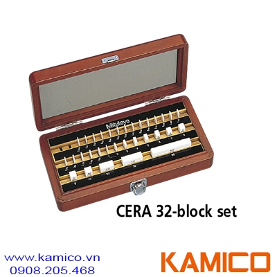 Bộ căn mẫu ceramic 32 chi tiết Mitutoyo cấp chính xác K, 0, 1, 2