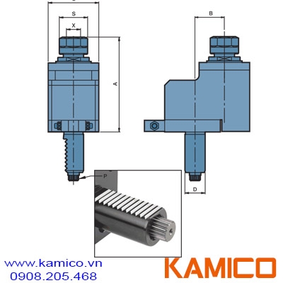 Đầu kẹp dao máy tiện CNC, loại khớp răng