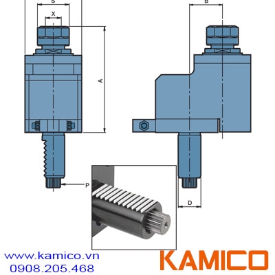 Đầu kẹp dao máy tiện CNC Vertex, DIN 5482