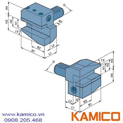Đầu kẹp dao máy tiện CNC, hưỡng tâm tĩnh
