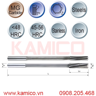 Mũi dao doa hợp kim cán dài VRC02 Vertex