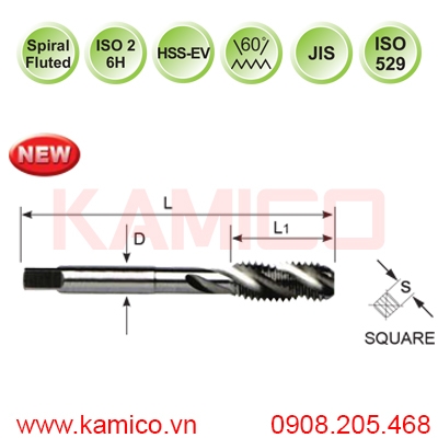 Mũi taro máy rãnh xoắn VMT Vertex