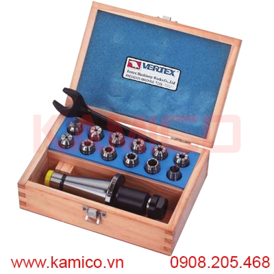 Bộ bầu kẹp dao phay loại dài chuôi NT30, NT40 collet ER Vertex