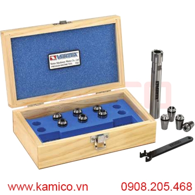 Bộ bầu kẹp chuôi trụ mini Ø16, 20, 25 collet ER-M Vertex