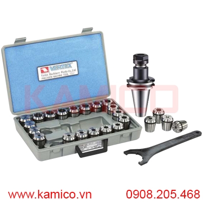 Bộ bầu kẹp dao chuôi SK30, 40, 50 collet ER Vertex