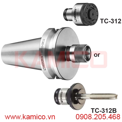 Bầu kẹp taro kiểu collet thay nhanh chuôi BT50-SF Vertex