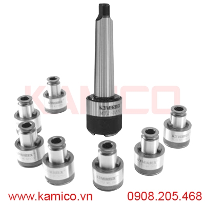 Bộ bầu kẹp taro kiểu collet thay nhanh MT3, MT4-SF Vertex