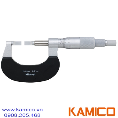Panme cơ khí mỏ dẹt series 122 hệ Inch Mitutoyo