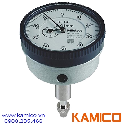 1162A Đồng hồ so cơ khí 5mm x0.01mm, mặt đồng hồ phía sau