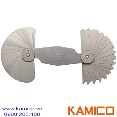186-107 Dưỡng đo bán kính 15.5-25mm, 30 lá Mitutoyo