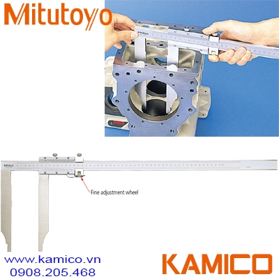 534-116 Thước cặp cơ khí 0-1000mm x0.02mm, mỏ cặp dài