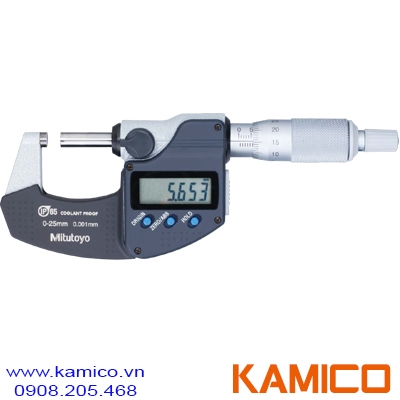 293-230-30 Panme đo ngoài điện tử 0-25mm x0.001, IP65