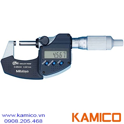 293-234-30 Panme đo ngoài điện tử 0-25mm x0.001, IP65