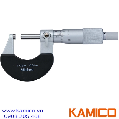 102-301 Panme cơ khí đo ngoài 0-25mmx 0.01mm Mitutoyo
