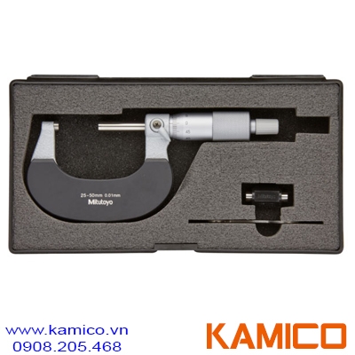 102-302 Panme cơ khí đo ngoài 0-25mmx 0.01mm Mitutoyo