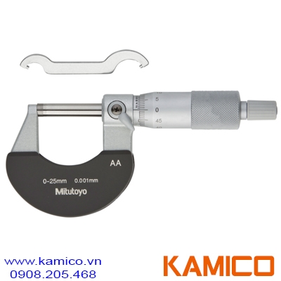 102-311 Panme cơ khí đo ngoài 0-25mmx 0.001mm Mitutoyo