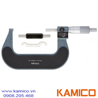 193-114 Panme đếm số đo ngoài 75-100mm x0.001mm Mitutoyo
