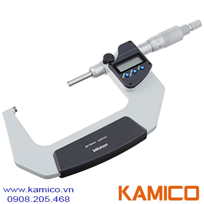 406-252-30 Panme điện tử đo ngoài 50-75mm, trục không xoay
