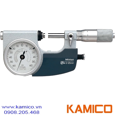 510-121 Panme đo ngoài đồng hồ 0-25mm x0.001mm Mitutoyo