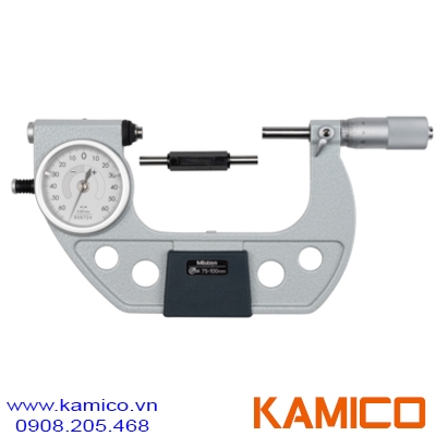 510-124 Panme đo ngoài đồng hồ 75-100mm x0.001mm