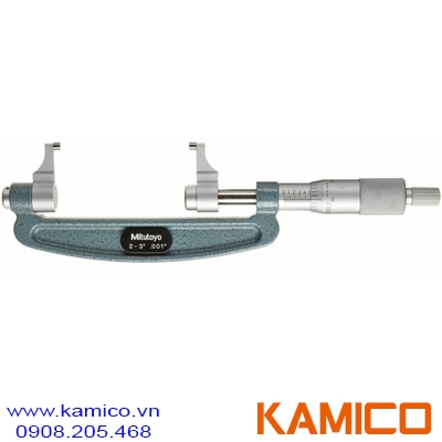 143-106 Panme cơ khí mỏ cặp 125-150mm x0.01mm