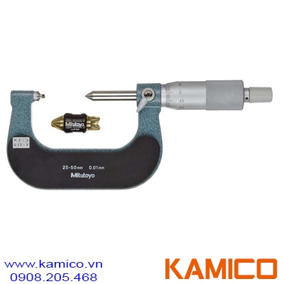 125-110 Panme cơ khí đo ren 25-50mm, bước ren 3.5-5mm