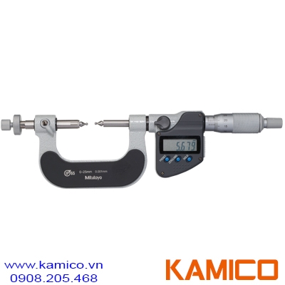 324-251-30 Panme điện tử đo bánh răng 0-25mm x0.001mm